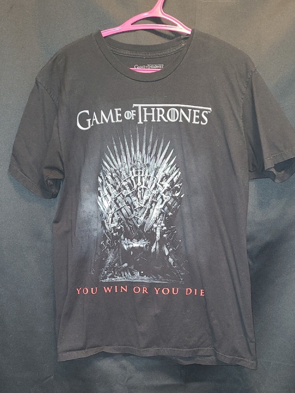 Game of Thrones Shirt Men's Iron Throne Adult T-Shir L